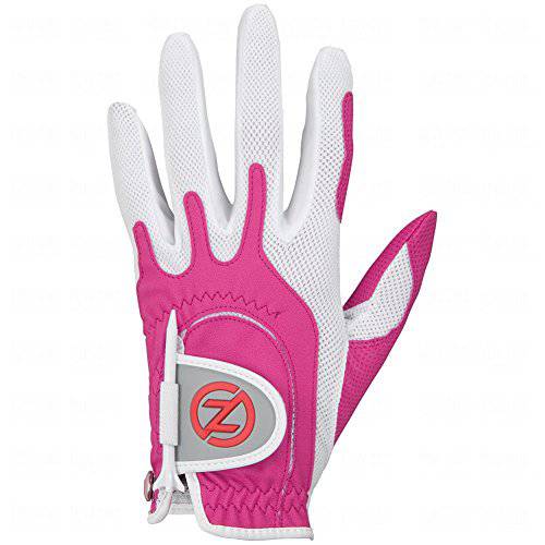 Zero 프릭션 퍼포먼스 장갑 (여성용, 오른쪽, 핑크) 범용 호환 골프