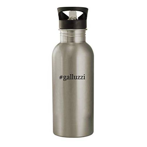galluzzi - 20oz 스테인레스 스틸 물병, 워터보틀, 실버