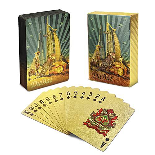 골드 플레이 카드, 덱 of 카드, 포커 카드, 방수 플레이 카드, 카드 테이블 게임, 럭셔리 골드 포일 포커 카드, 사용 파티 and 엔터테이먼트