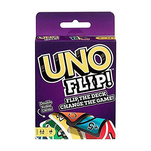 IsEasy Uno 플레이 카드 게임 Mattel 게임 Wild 카드 Uno 플립 Uno (Wild 카드 UNO)