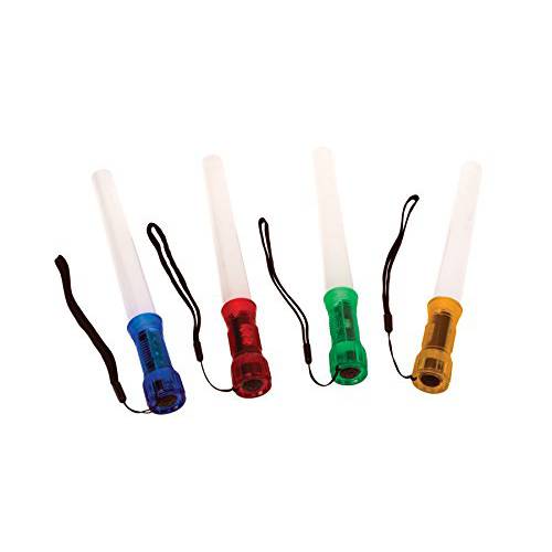 퍼포먼스 툴 W2349 레드, 노란색,  그린&  블루 LED Glowstick 스틱, 4 팩 (대용 to Chemical Glowsticks)