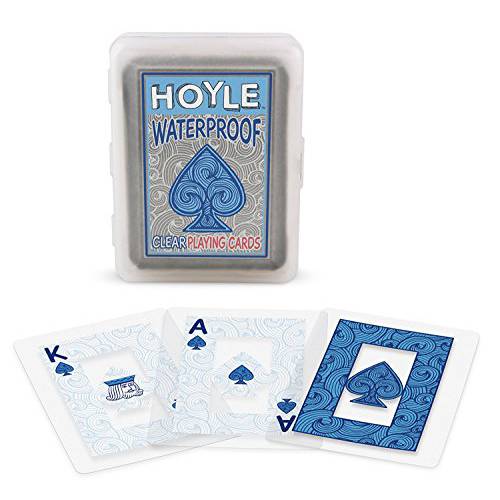 Hoyle 방수 클리어 플레이 카드 (2- 팩)