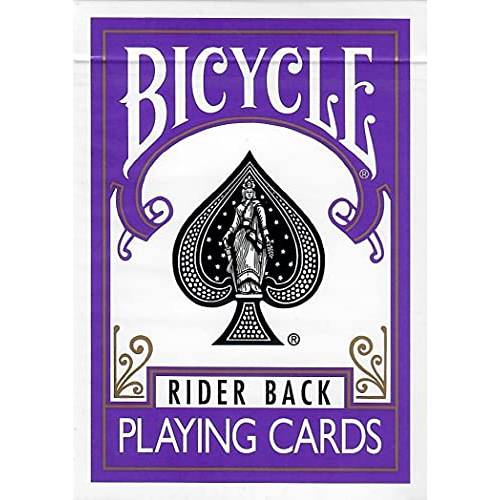 자전거 퍼플 라이더 후면 플레이 카드 덱 포커 사이즈