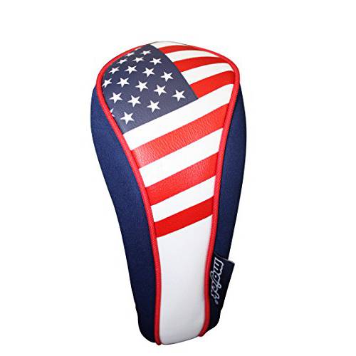 Majek USA 패트리어트 골프 하이브리드 헤드 커버 범용 U.S.A 네오프렌 스타일 Patriotic 헤드커버