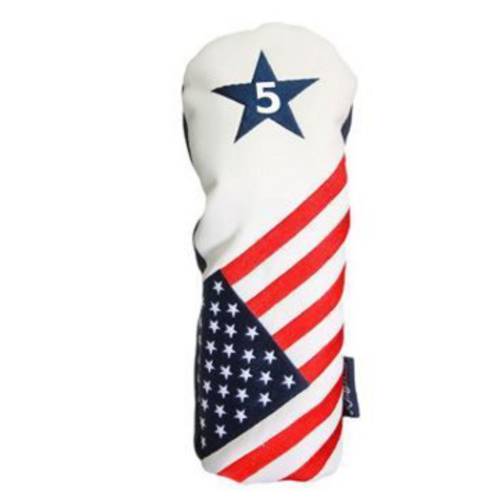 USA 5 메탈 페어웨이 우드 헤드커버 패트리어트 골프 한정판 Patriotic 헤드 커버