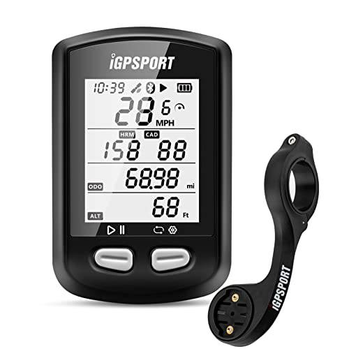 iGPSPORT 자전거 컴퓨터 GPS 무선 사이클링 컴퓨터 Ant+ 블루투스 5.0 IPX6 방수 자전거 속도계 오토 백라이트