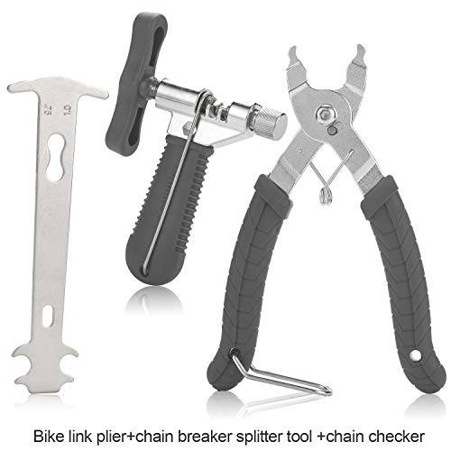 Qkurt 자전거 툴 Set(3pcs) 자전거 체인 툴 자전거 링크 플라이어 체인 잔량표시,체커 Perfect 툴 자전거 수리