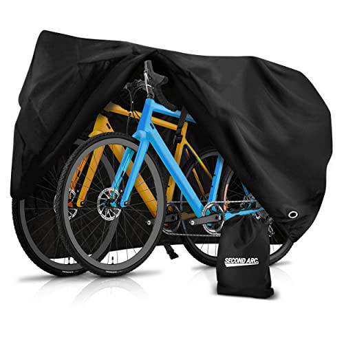 Second ARC 자전거 커버 - 오토바이 and 자전거 커버 - 자전거 커버S 아웃도어 스토리지 방수 - 프로텍트 2 자전거S - 방수 썬 UV 먼지, Wind 방지 - 포함 캐리백 - 마운틴, 로드, 전기,전동 자전거