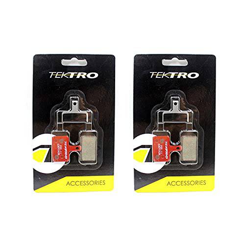 Tektro P20.11 디스크 브레이크 패드 메탈 세라믹 컴파운드, 2 팩, STB1762