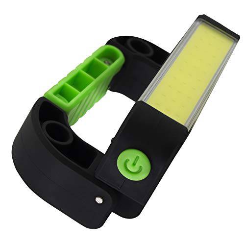 LitezAll Latchlite COB LED 충전식 카라비너 클립 라이트 - 자석 휴대용 USB 충전기 - 무선 Pocket-Sized 접이식 플래시라이트,조명, Work 라이트 or 아웃도어 토치 - 사용 걸수있는 or 스틱 Anywhere