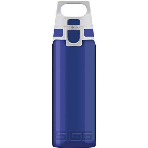 Sigg - Total 컬러 블루 물병, 워터보틀 - Pollutant- and BPA-Free Leak-Proof 병 - 경량 and Shatter-Proof 트리탄 플라스틱 병 - 20 Oz