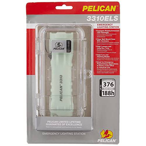 Pelican 3310ELS 비상 LED 플래시라이트,조명 케이스 (포토 발광 바디)