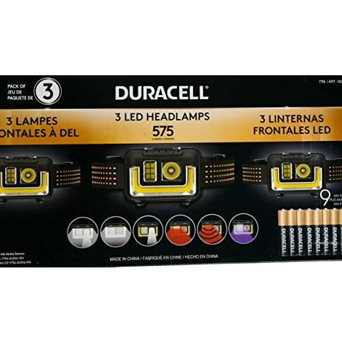 Duracell LED 전조등 575 루멘, 3 Count