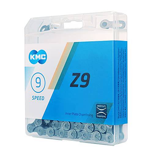 KMC Z9 9 스피드 자전거 체인 116 Links, 호환 Shimano SRAM Campagnolo