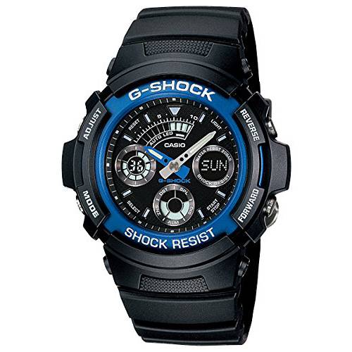 G-Shock Men’s 시계 G-Shock Analog-Digital New 케이스 디자인 AW-591-2ADR - WW