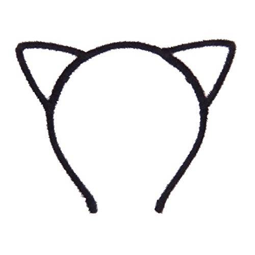 Bonnie Z. Leonardo  모피 고양이 Ears 헤드밴드 블랙