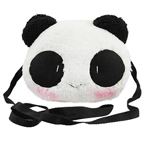 Little Girls 지갑 귀여운 봉제 Panda 크로스바디 여행용 백 핸드폰 동전 지갑 백 패션 크리스마스 선물