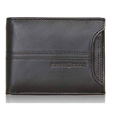 Swissgear Delmont Bifold Wallet with Card Case Slide-Out - Black
