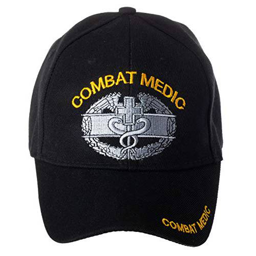 Artisan Owl  공식 라이센스 US 아미 Combat Medic 자수 조절가능 야구모자 블랙