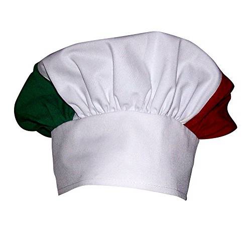 CHEFSKIN  이탈리안 이탈리아 디자인 버섯 요리사용 모자 조절가능 피자 이탈리안