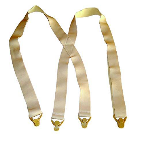Hold-Ups 베이지 XL 1 1/ 2 와이드 Undergarment 서스펜더 X-Back 특허받은 그리퍼, 걸이, 보관, 정리 Clasps