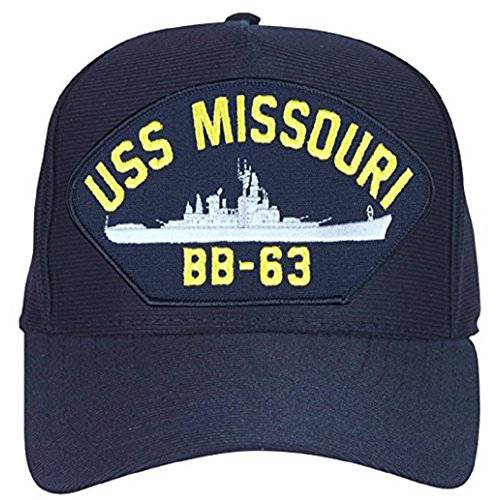 EAGLE CREST USS Missouri BB-63 네이비 Ship 캡 모자