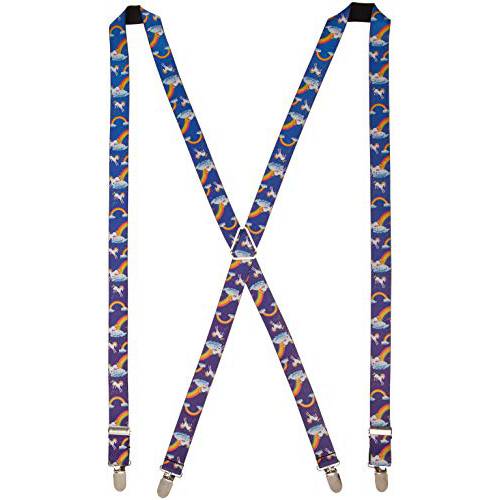 Buckle-Down Men’s Suspender-Unicorns, 다양한색, 원 사이즈
