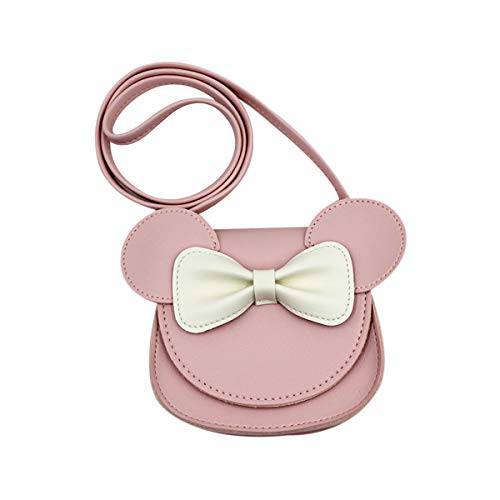 Bolley Joss 크로스바디 지갑 보우노트 숄더 백 핸드백 LITTLE Girl’s 귀여운 지갑 카툰 마우스 Ears
