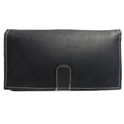 Piel Leather  디럭스 여성용 지갑, 블랙, 원 사이즈