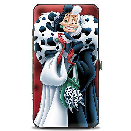 Buckle-Down Women’s 힌지 Wallet-101, 101 Dalmatians Cruella, 7 x 4