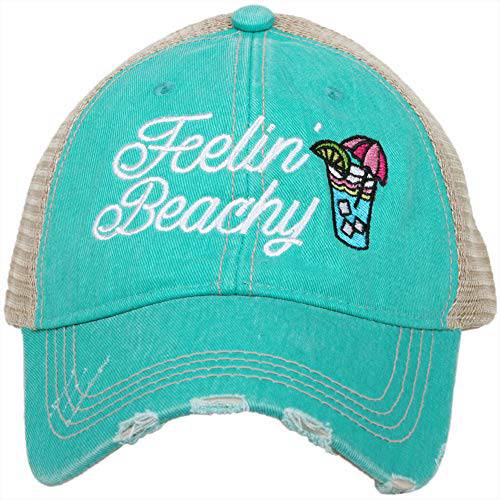 KATYDID Feelin’ Beachy 야구 모자 - Trucker 모자 여성용 - Stylish 귀여운 비치 모자S 여성용