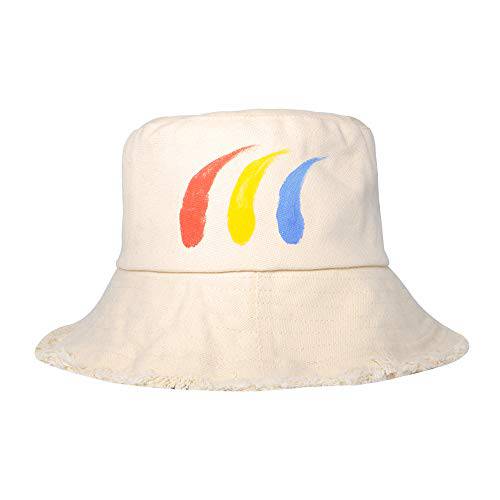 ZLYC  여성용 패션 아웃도어 Washed 코튼 청 버킷 모자 썬 모자