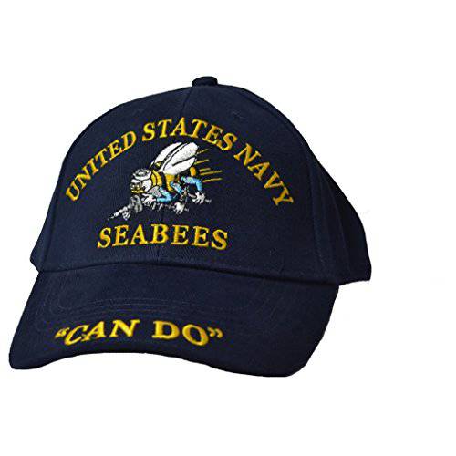 EagleEmblems Men’s 미국 네이비 Seabees 모자