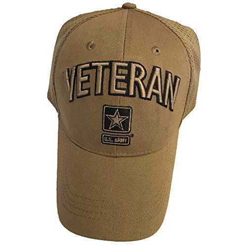 Eagle Crest U.S. 아미 재향군인 코요테 매쉬 모자