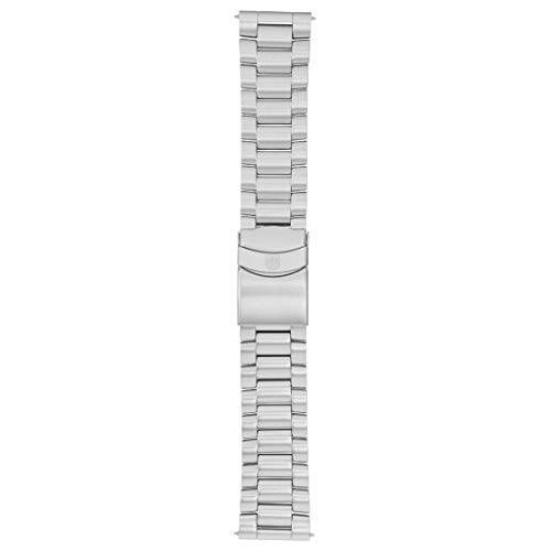 Luminox Men’s 네이비 마감,처리 스틸 시리즈 실버 스테인레스 스틸 팔찌 시계줄