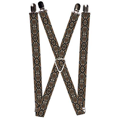 Buckle-Down Unisex-Adult’s Suspender-Snake 스킨, 다양한색, 원 사이즈