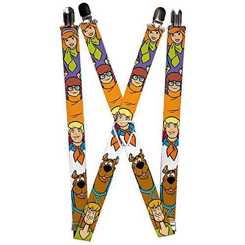 Buckle-Down Unisex-Adult’s Suspender-Scooby Doo, 다양한색, 원 사이즈