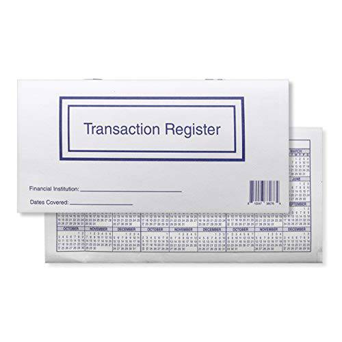 수표 Registers 개인 수표, Transactions Ledgers, 팩 of 10, 2021-2022-2023