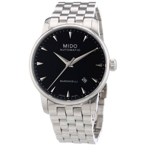 Mido Men’s MIDO -M86004181 Baroncelli 아날로그 디스플레이 스위스 자동 실버 워치
