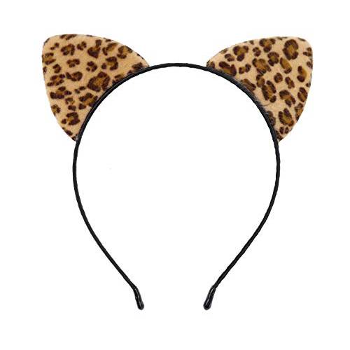 Bonnie Z. 레오나르도 고양이 Ears 헤드밴드 고양이 Leopard-F