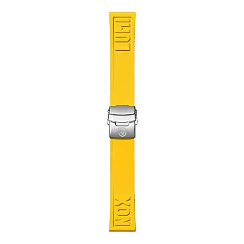 Luminox 24mm Yellow 러버 Cut-To-Fit Luminox 브랜드 워치 스트랩