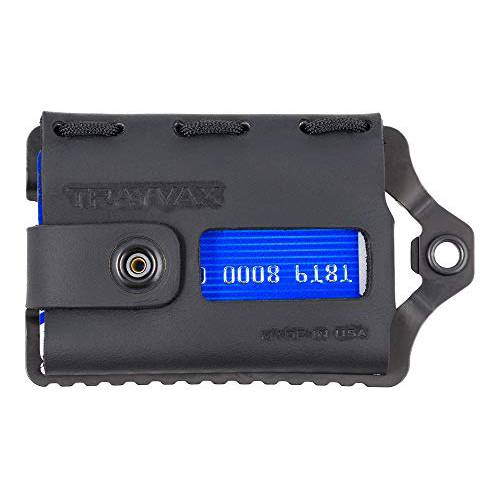 Trayvax Element 지갑 ( 블랙 | 스텔스 블랙 가죽)