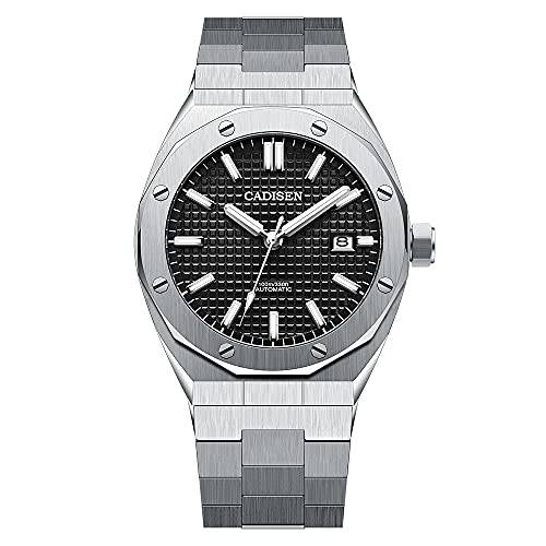 CADISEN 남성용 시계 기계식 오토매틱시계 100M 방수 브랜드 럭셔리 캐쥬얼 비지니스 손목시계