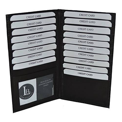 신용 카드 오거나이저,수납함,정리함 지갑 여성용 18+ 카드 슬롯 By Leatherboss