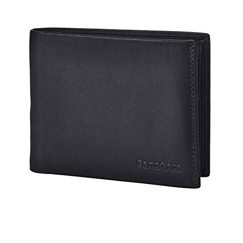 샘소나이트 Men’s 여행용 악세사리 지갑, Noir (블랙), 12.2 x 1.5 x 9.7 cm