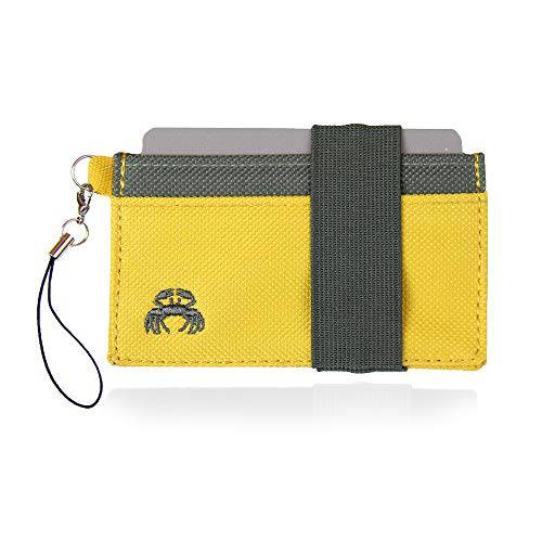 Crabby 기어 - 전면 포켓 지갑 - 미니멀리스트 지갑 - 캔버스 - Yuba