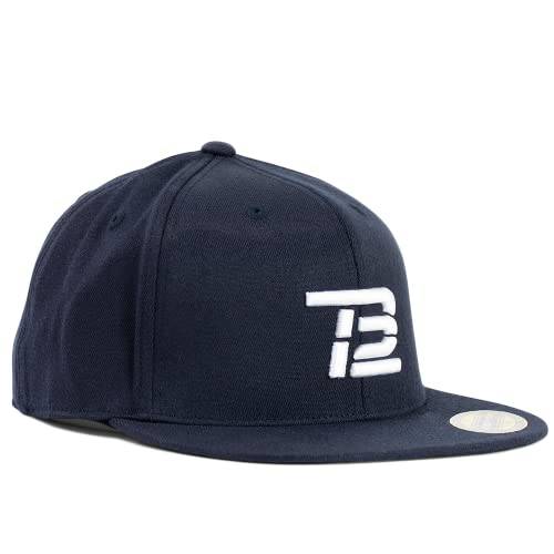 TB12 사이즈피팅 모자, 공식 상품 of 톰 Brady’s 브랜드, 자수 로고, 라지, 블랙, Favorite 캡 of The 염소