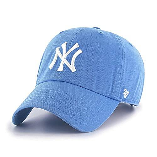 ’47 뉴욕 Yankees 클린 Up 아버지 모자 야구모자 - Periwinkle 블루