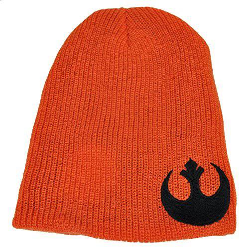스타 워즈 양면 니트 비니 은하계 Empire Rebel Alliance 오렌지 Blk 모자