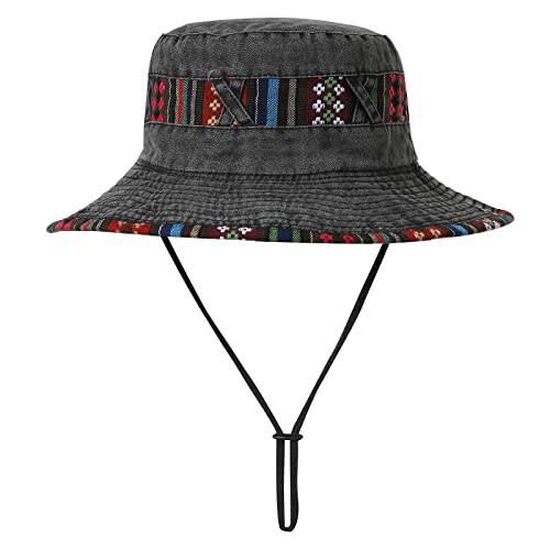 버킷 모자 유니섹스 여행용 비치 썬 모자 여성용 남성용 넓은챙 Perfect 썬 모자 아웃도어 포장가능 어부 모자